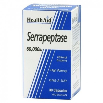 HEALTH AID Serrapeptase 60000iu 30 Κάψουλες